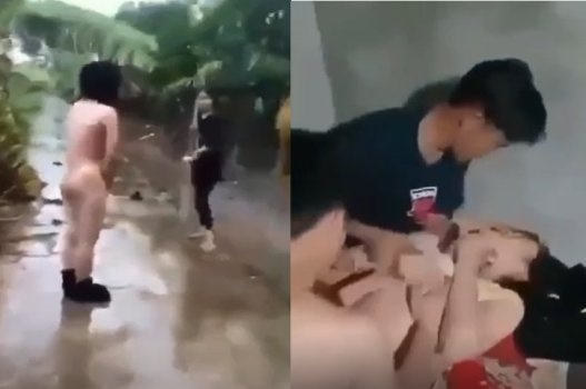 Nữ sinh lớp 8 sáng bị bắt nạt tối bị hiếp - clip sex